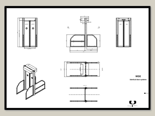 record FlipFlow Wide - drawing