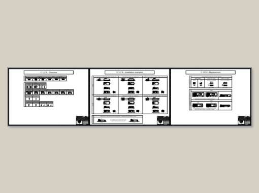 record C 127 X - sample and general approval drawings